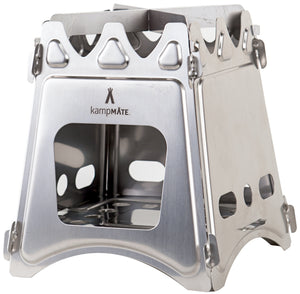 kampMATE WoodFlame Stainless Steel Stove