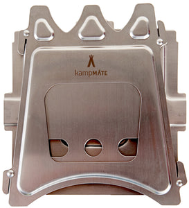 kampMATE WoodFlame Stainless Steel Stove